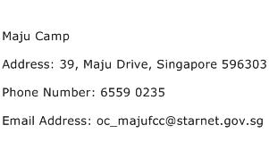 Maju Camp Address Contact Number