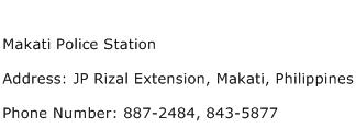 Makati Police Station Address Contact Number