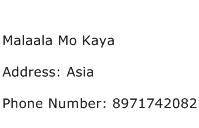 Malaala Mo Kaya Address Contact Number