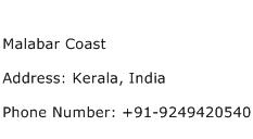 Malabar Coast Address Contact Number