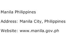 Manila Philippines Address Contact Number