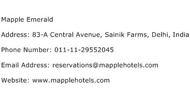 Mapple Emerald Address Contact Number