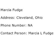 Marcia Fudge Address Contact Number