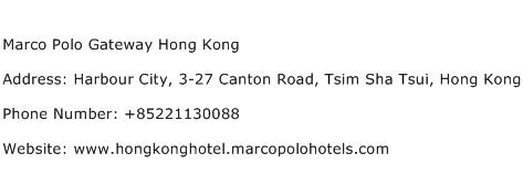 Marco Polo Gateway Hong Kong Address Contact Number