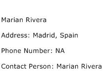 Marian Rivera Address Contact Number