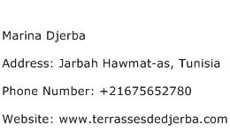 Marina Djerba Address Contact Number