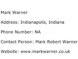 Mark Warner Address Contact Number