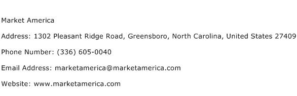 Market America Address Contact Number