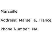 Marseille Address Contact Number
