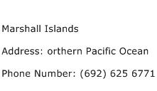 Marshall Islands Address Contact Number