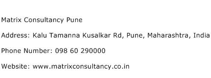 Matrix Consultancy Pune Address Contact Number