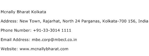 Mcnally Bharat Kolkata Address Contact Number