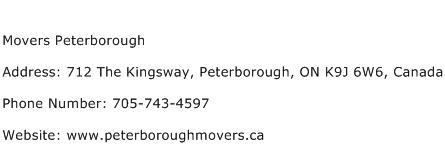 Movers Peterborough Address Contact Number
