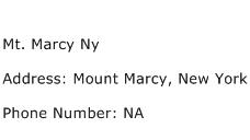 Mt. Marcy Ny Address Contact Number