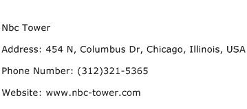 Nbc Tower Address Contact Number