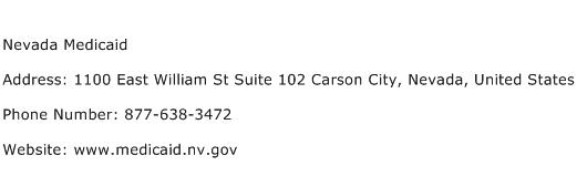 Nevada Medicaid Address Contact Number