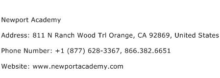 Newport Academy Address Contact Number