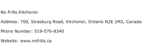 No Frills Kitchener Address Contact Number
