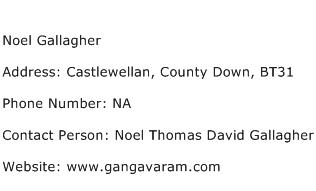 Noel Gallagher Address Contact Number