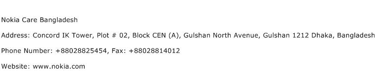 Nokia Care Bangladesh Address Contact Number