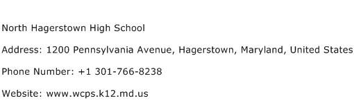 North Hagerstown High School Address Contact Number