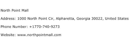North Point Mall Address Contact Number