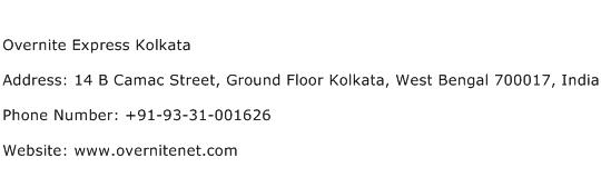 Overnite Express Kolkata Address Contact Number