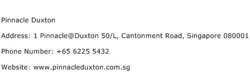 Pinnacle Duxton Address Contact Number