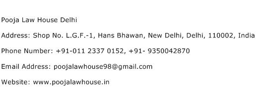Pooja Law House Delhi Address Contact Number