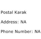 Postal Karak Address Contact Number