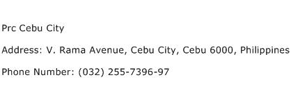 Prc Cebu City Address Contact Number