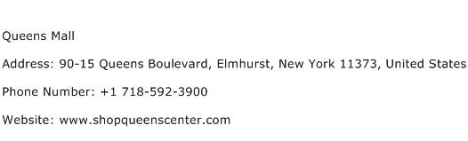 Queens Mall Address Contact Number