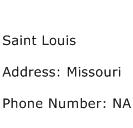 Saint Louis Address Contact Number