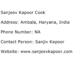 Sanjeev Kapoor Cook Address Contact Number