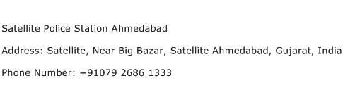 Satellite Police Station Ahmedabad Address Contact Number