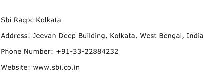 Sbi Racpc Kolkata Address Contact Number