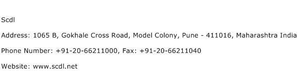 Scdl Address Contact Number