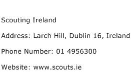 Scouting Ireland Address Contact Number