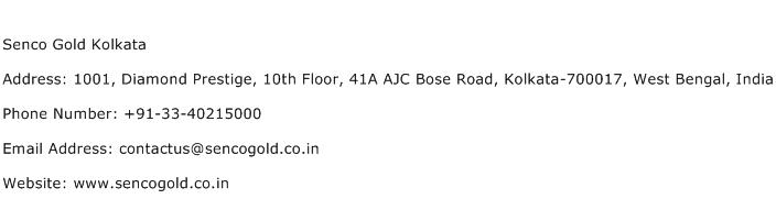 Senco Gold Kolkata Address Contact Number