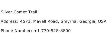 Silver Comet Trail Address Contact Number