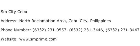 Sm City Cebu Address Contact Number