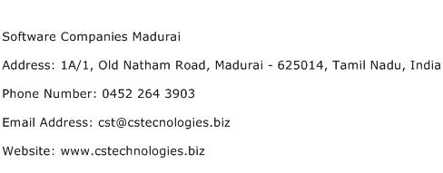 Software Companies Madurai Address Contact Number