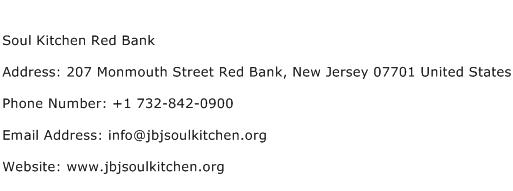 Soul Kitchen Red Bank Address Contact Number