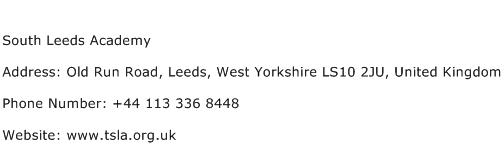South Leeds Academy Address Contact Number