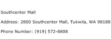 Southcenter Mall Address Contact Number