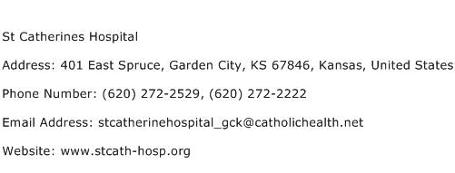 St Catherines Hospital Address Contact Number