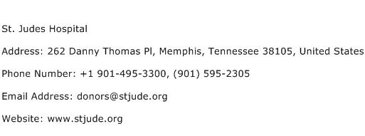 St. Judes Hospital Address Contact Number