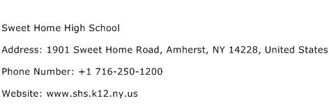 Sweet Home High School Address Contact Number