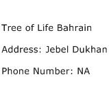 Tree of Life Bahrain Address Contact Number