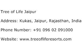 Tree of Life Jaipur Address Contact Number